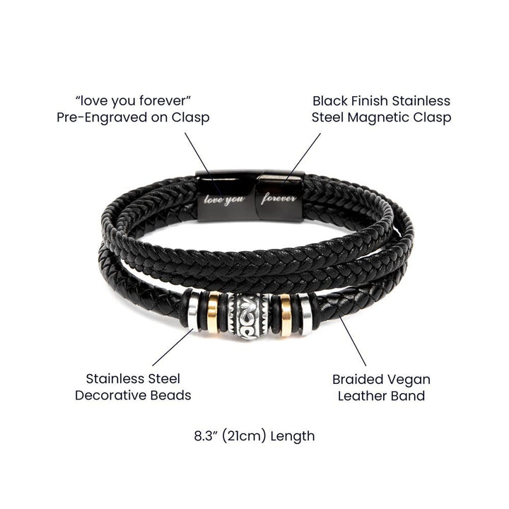 To My Son "Believe In Yourself" - Love You Forever Bracelet - "Aim For The Skies" - The Love Sparkle