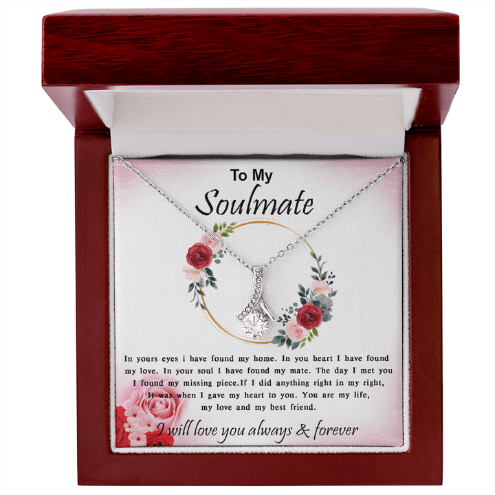 To My Soulmate - Alluring Beauty Necklace - My Home, My Love - The Love Sparkle