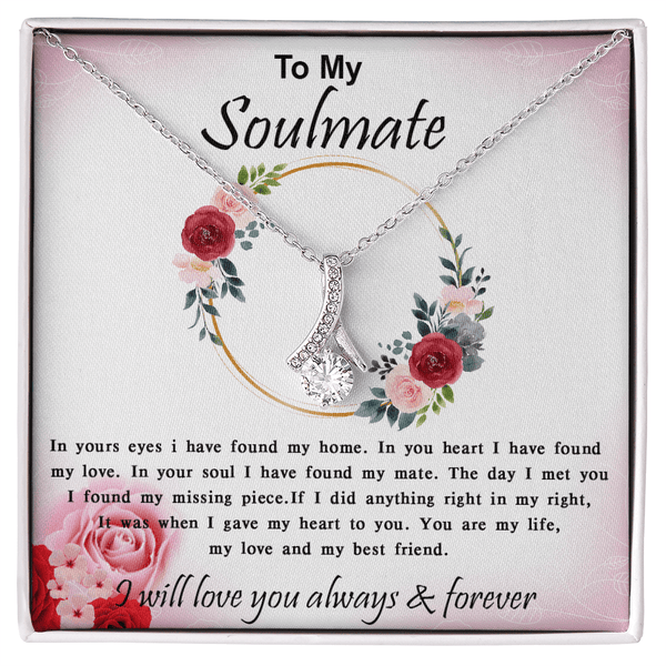 To My Soulmate - Alluring Beauty Necklace - My Home, My Love - The Love Sparkle