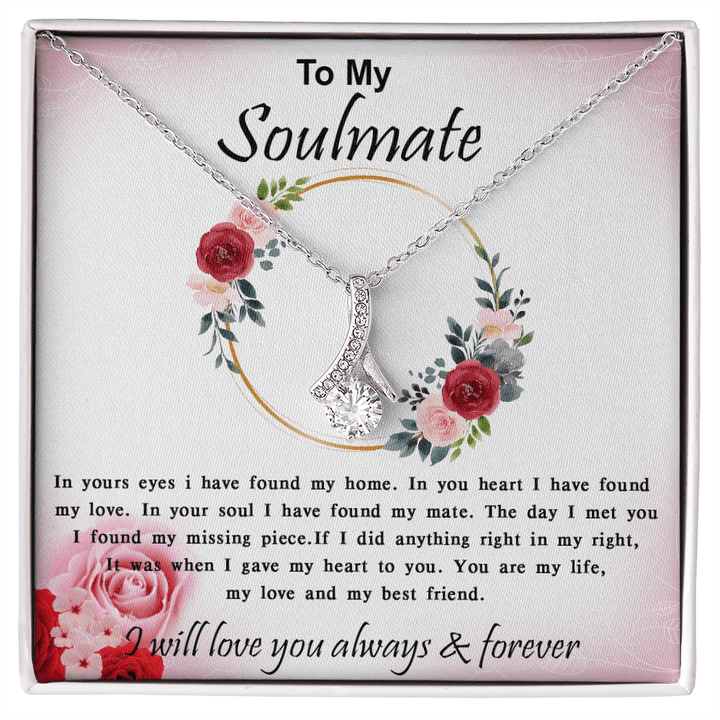 To My Soulmate - Alluring Beauty Necklace - My Home, My Love - The Love Sparkle