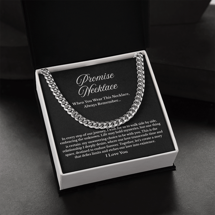 To My Soulmate - Cuban Link Chain - "Create Our Story" - The Love Sparkle