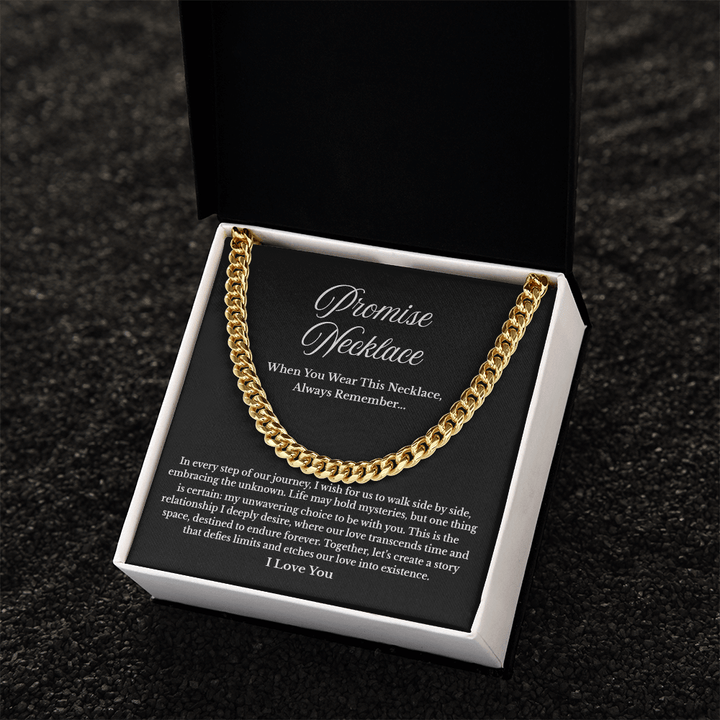 To My Soulmate - Cuban Link Chain - "Create Our Story" - The Love Sparkle