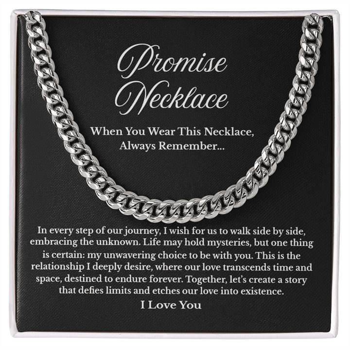 To My Soulmate - Cuban Link Chain - "Create Our Story" - The Love Sparkle