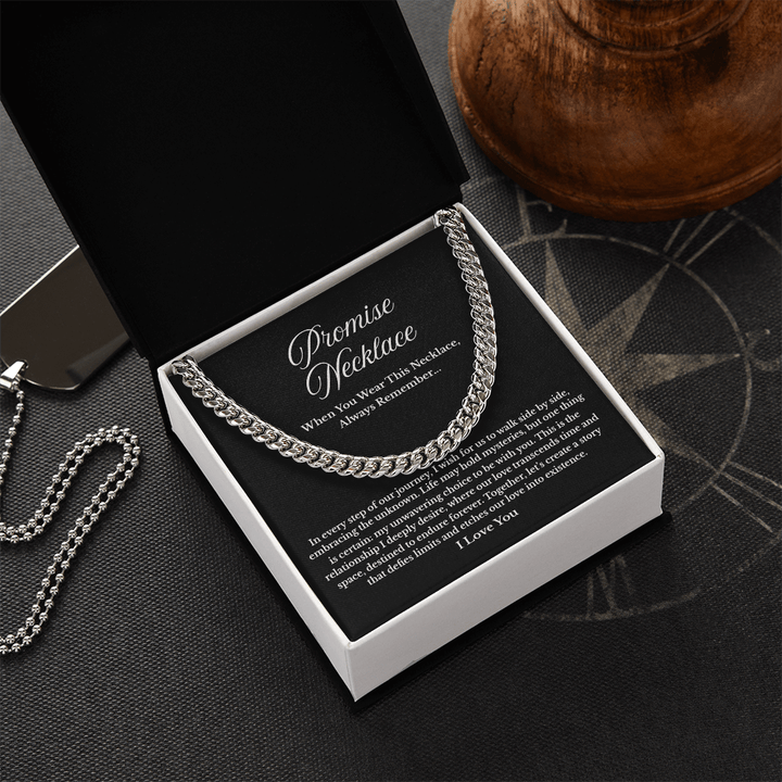 To My Soulmate - Cuban Link Chain - "Create Our Story" - The Love Sparkle