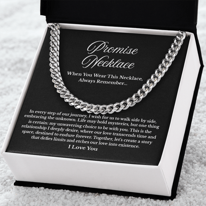 To My Soulmate - Cuban Link Chain - "Create Our Story" - The Love Sparkle