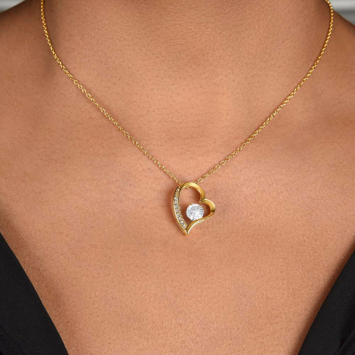 To my Wife - Forever love Necklace - Hand in Hand - The Love Sparkle