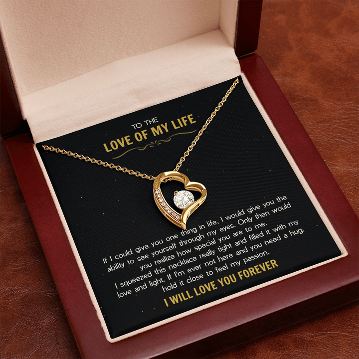 To the Love of My Life - The Forever Love Necklace - The Love Sparkle