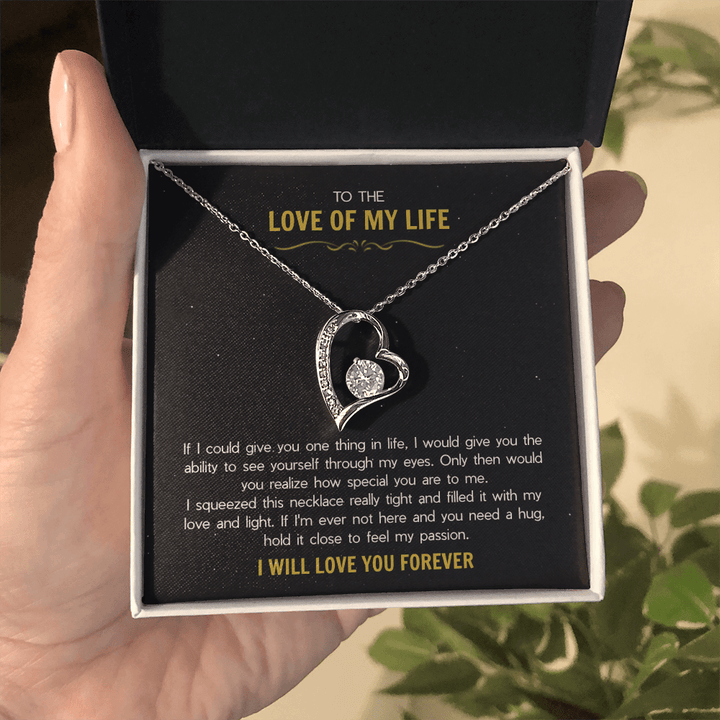 To the Love of My Life - The Forever Love Necklace - The Love Sparkle