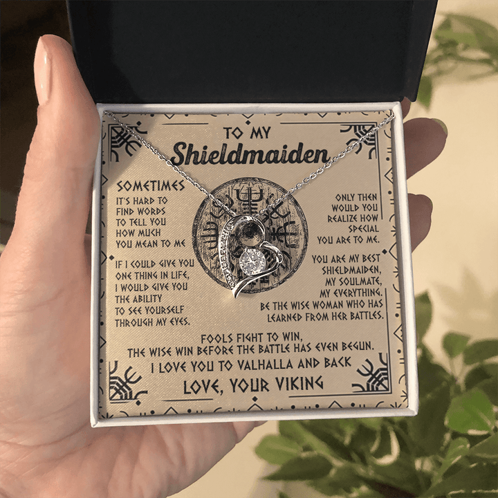 Viking Gift for Your Shieldmaiden - Forever Love Necklace - "My Everything" Shieldmaiden - The Love Sparkle