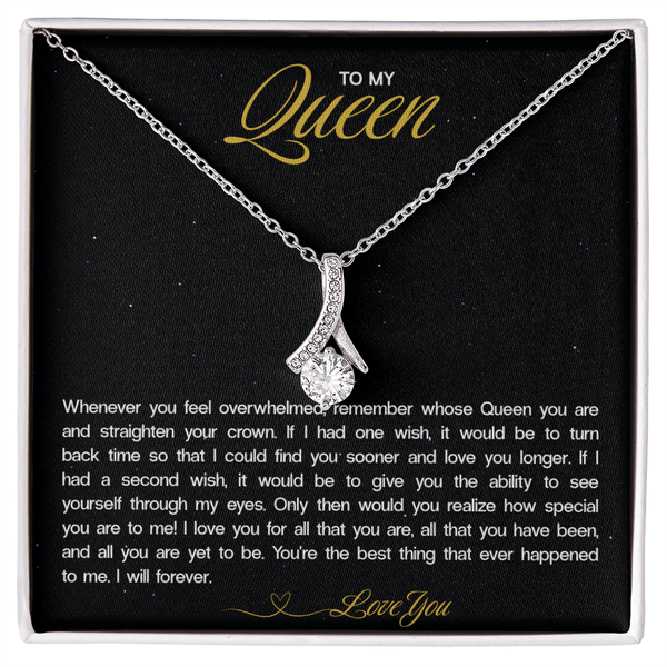 "You're The Best Thing" Alluring Beauty Necklace - Romantic Gift for Her, Anniversary, Birthday - The Love Sparkle