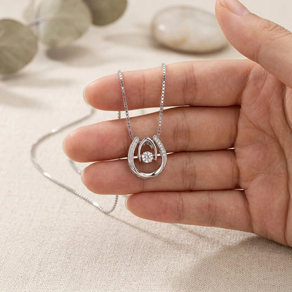 "You're the Love of My Life" Lucky In Love Necklace – Meaningful Gift for Wife - The Love Sparkle